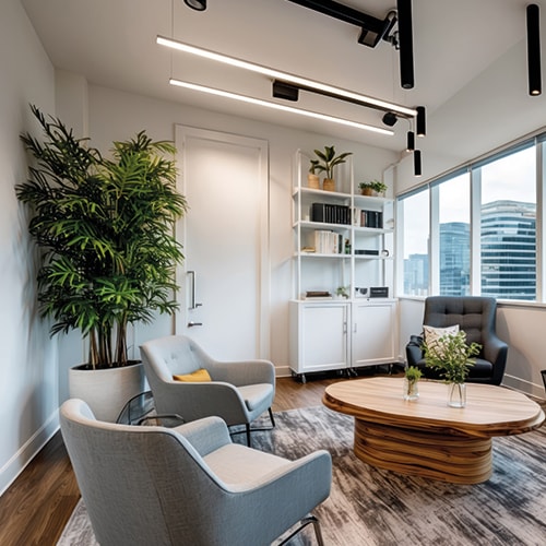 Espaces de bureaux modernes